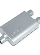 Street Flow Aluminized 2 Chamber Performance Muffler Acura | Chevrolet | Ford | Mazda | Mini | Nissan | Toyota | Volkswagen 1980-2022                                     - SF424422 - Image 3