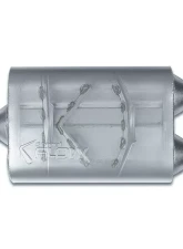 Street Flow Aluminized 2 Chamber Performance Muffler Acura | Chevrolet | Ford | Mazda | Mini | Nissan | Toyota | Volkswagen 1980-2022                                     - SF424422 - Image 2