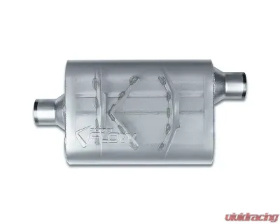 Street Flow Aluminized 2 Chamber Performance Muffler Chevrolet | Dodge | Ford | Honda | Jeep | Mercury | Toyota 1959-2014 - SF42442