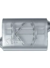 Street Flow Aluminized 2 Chamber Performance Muffler Chevrolet | Chrysler | Ford | Honda | Mercury | Mazda |Nissan | Scion 1969-2022                                     - SF42443 - Image 2