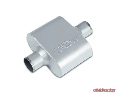 Street Flow Aluminized 1 Chamber Performance Muffler BMW | Chevrolet | Ford | Jeep | Subaru | Toyota 1960-2022 - SF425109