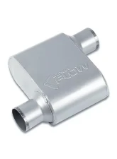 Street Flow Aluminized 1 Chamber Performance Muffler BMW | Buick | Chevrolet | Chrysler | Dodge | Ford | GMC 1963-2022                                     - SF425111 - Image 3