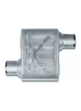 Street Flow Aluminized 1 Chamber Performance Muffler BMW | Buick | Chevrolet | Chrysler | Dodge | Ford | GMC 1963-2022                                     - SF425111 - Image 2