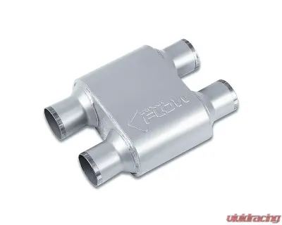 Street Flow Aluminized 1 Chamber Performance Muffler BMW | Chevrolet | Ford 1996-2001 - SF425154