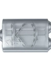 Street Flow Aluminized 2 Chamber Performance Muffler BMW | Chevrolet | Ford | Subaru 1999-2022                                     - SF425400 - Image 2