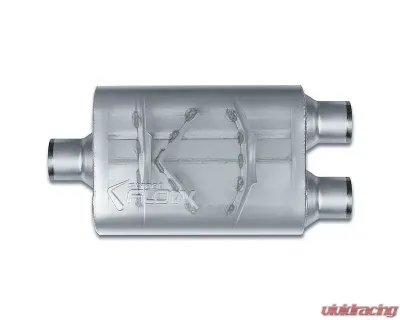 Street Flow Aluminized 2 Chamber Performance Muffler BMW | Chevrolet | Ford | Subaru 1999-2022 - SF425400
