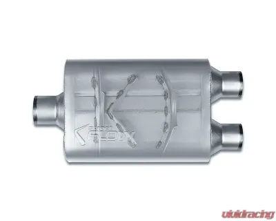 Street Flow Aluminized 2 Chamber Performance Muffler Chevrolet | GMC | Ford 1980-2020 - SF425422