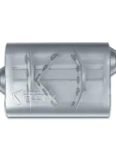Street Flow Aluminized 2 Chamber Performance Muffler Chevrolet | Dodge | Ford 1959-2025                                     - SF42542 - Image 2