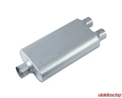 Street Flow Aluminized 3 Chamber Performance Muffler BMW | Chevrolet | Dodge | Ford 1964-2022 - SF425522