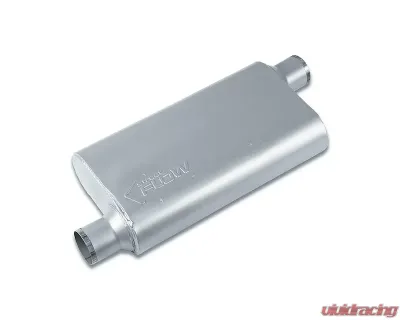 Street Flow Aluminized 3 Chamber Performance Muffler Audi | Buick | Cadillac | Chevrolet | Dodge | Ford | GMC | Jeep | Lincoln | Mercury 1963-2022 - SF42553