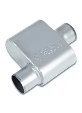 Street Flow Aluminized 1 Chamber Performance Muffler Chevrolet | Ford | GMC 1987-2020                                     - SF430110 - Image 3