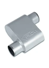 Street Flow Aluminized 1 Chamber Performance Muffler Chevrolet | Chrysler | Dodge | Ford | GMC | RAM 1987-2021                                     - SF430111 - Image 3