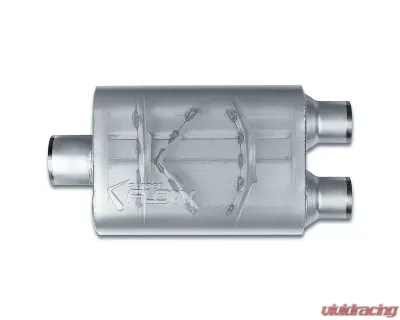 Street Flow Aluminized 2 Chamber Performance Muffler Chevrolet | Dodge | Ford | GMC | Ram 1987-2022 - SF430402