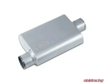 Street Flow Aluminized 2 Chamber Performance Muffler Chevrolet | Ford | GMC | Nissan 1967-2016 - SF43041