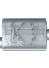 Street Flow Aluminized 2 Chamber Performance Muffler Chevrolet | Ford | GMC | Nissan 1967-2016                                     - SF43041 - Image 2