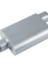 Street Flow Aluminized 2 Chamber Performance Muffler Chevrolet | Dodge | Ford | GMC 1959-2020                                     - SF43042 - Image 3