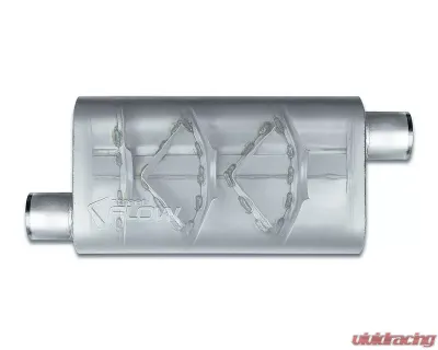 Street Flow Aluminized 3 Chamber Performance Muffler Chevrolet | Ford | GMC | Lincoln 1988-2022 - SF43053