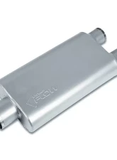 Street Flow Aluminized 3 Chamber Performance Muffler Center In Dual Out Chevrolet | GMC | Ram 2007-2022                                     - SF435502 - Image 3