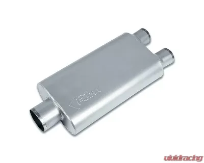 Street Flow Aluminized 3 Chamber Performance Muffler Center In Dual Out Chevrolet | GMC | Ram 2007-2022 - SF435502