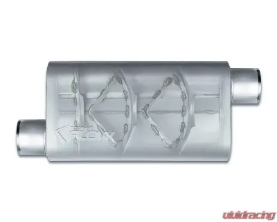 Street Flow Aluminized 3 Chamber Performance Muffler Chevrolet | GMC | Ram 2007-2022 - SF43553