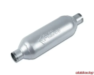 Street Flow Aluminized 1 Chamber Performance Muffler Audi | BMW | Chevrolet | Dodge | Honda | Nissan | Toyota 1980-2022 - SF513200