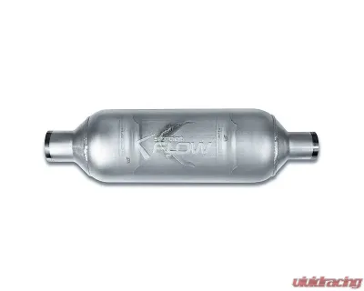 Street Flow Aluminized 1 Chamber Performance Muffler Audi | BMW | Chevrolet | Dodge | Honda | Nissan | Toyota 1980-2022 - SF513200