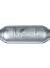 Street Flow Aluminized 1 Chamber Performance Muffler Round Body Audi | BMW | Chevrolet | Ford | GMC | Hummer | Jeep | Nissan | Pontiac | Subaru | Toyota 1955-2023                                     - SF513250 - Image 2