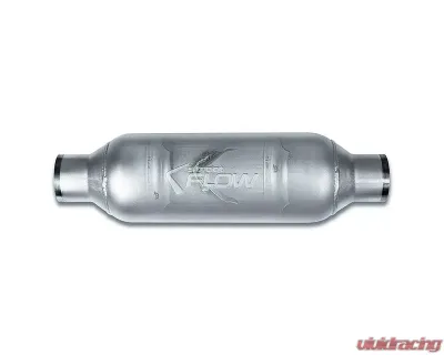 Street Flow Aluminized 1 Chamber Performance Muffler Round Body Audi | BMW | Chevrolet | Ford | GMC | Hummer | Jeep | Nissan | Pontiac | Subaru | Toyota 1955-2023 - SF513250