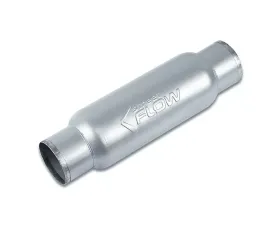 Street Flow Aluminized 1 Chamber Performance Muffler Round Body Chevrolet | Chrysler | Dodge | Ford |GMC | Hummer | Jeep | Plymouth | Pontiac | Subaru | Toyota 1955-2023