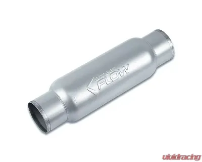Street Flow Aluminized 1 Chamber Performance Muffler Round Body Chevrolet | Chrysler | Dodge | Ford |GMC | Hummer | Jeep | Plymouth | Pontiac | Subaru | Toyota 1955-2023 - SF513300