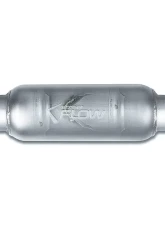 Street Flow Aluminized 1 Chamber Performance Muffler Round Body Chevrolet | Chrysler | Dodge | Ford |GMC | Hummer | Jeep | Plymouth | Pontiac | Subaru | Toyota 1955-2023                                     - SF513300 - Image 2
