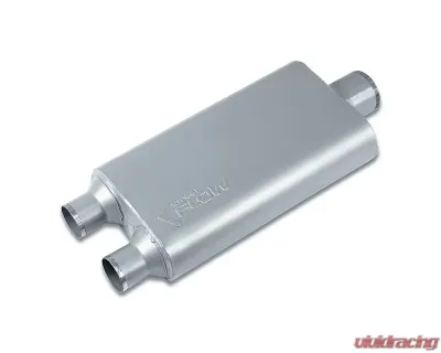 Street Flow Aluminized 3 Chamber Performance Muffler Chevrolet | Dodge | Ford | GMC | Nissan | Toyota 1996-2021 - SF524553