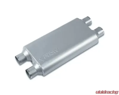 Street Flow Aluminized 3 Chamber Performance Muffler Chevrolet | Dodge | Ford | GMC 1996-2017 - SF524554