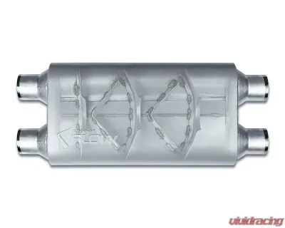 Street Flow Aluminized 3 Chamber Performance Muffler BMW | Cadillac | Chevrolet | GMC | Hummer | Nissan | Toyota 1996-2021 - SF525555