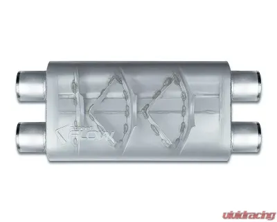 Street Flow Aluminized 3 Chamber Performance Muffler Chevrolet | GMC 1996-2006 - SF530554