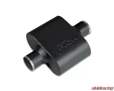 Street Flow Stainless 1 Chamber Performance Muffler BMW | Chevrolet | Jeep | Nissan | Scion | Subaru | Toyota 1992-2022 - SFS425109