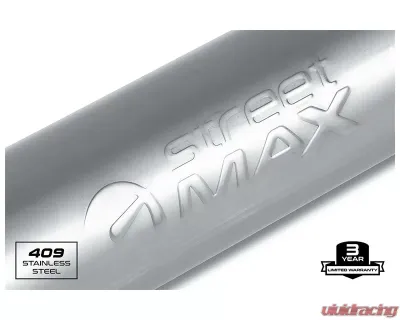 Street Max Straight Through Performance Muffler Round Body Acura | BMW | Dodge | Fiat | Ford | Honda | Nissan | Toyota | Volkswagen 1980-2022 - SM10414