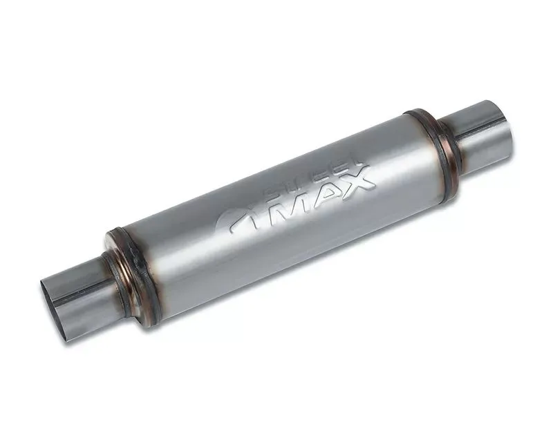 Street Max Straight Through Performance Muffler Round Body BMW | Chevrolet | Ford | Jeep | Nissan | Pontiac |Subaru | Toyota 1959-2023 - SM10416