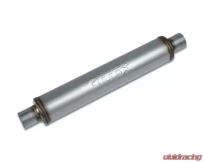 Street Max Straight Through Performance Muffler Round Body 2.25" Center In / 2.25" Center Out - SM10435