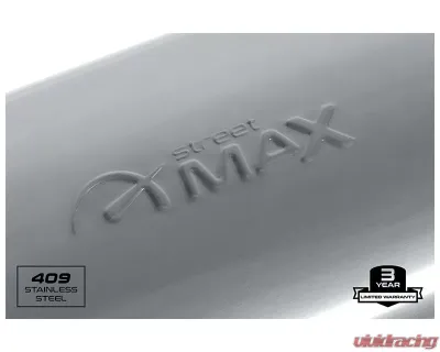 Street Max Straight Through Performance Muffler Chevrolet | Dodge | Fiat | Ford | Honda | Mazda | Nissan | Toyota 1986-2020 - SM11234