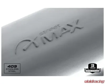 Street Max Straight Through Performance Muffler Audi | Buick | Chevrolet | Chrysler | Dodge | Ford | GMC | Jeep | Nissan | Plymouth 1963-2022 - SM11236
