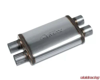 Street Max Straight Through Performance Muffler Oval Body 14" Body Length - SM11385