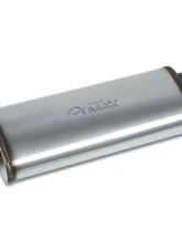 Street Max Straight Through Performance Muffler Oval Body 22" Body Length 3" Center In/2.5 Dual Out                                     - SM11588 - Image 3