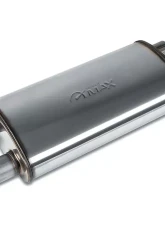 Street Max Straight Through Performance Muffler Oval Body 2.25" Dual In / 2.25" Dual Out                                     - SM12567 - Image 3