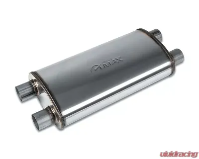 Street Max Straight Through Performance Muffler Oval Body 2.25" Dual In / 2.25" Dual Out - SM12567