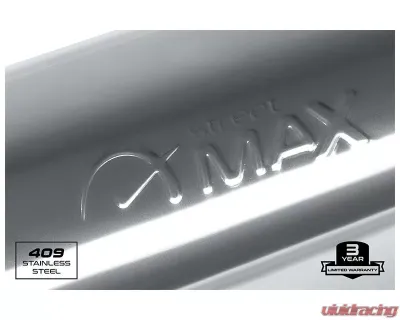 Street Max Straight Through Performance Muffler Round Body 36" Overall Length 30" Body Length - SM12773