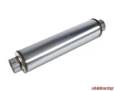 Street Max Straight Through Performance Muffler Round Body 36" Overall Length 30" Body Length - SM12773