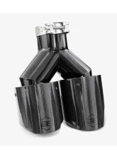 Aero Exhaust Carbon Fiber Tip 4.0" Dual Out 2.5" In Driver Side                                     - 10113 - Image 4