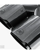 Aero Exhaust Carbon Fiber Tip 4.0" Dual Out 2.5" In Driver Side                                     - 10113 - Image 3