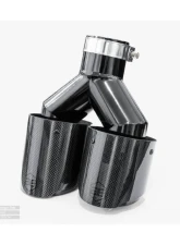 Aero Exhaust Carbon Fiber Tip 4.0" Dual Out 2.5" In Pass Side                                     - 10114 - Image 2